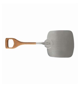 undefined, Boska - Pizzaheber 74 cm - Silber und Hellbraun, Pizzaschaufel Aluminium Eichenholz