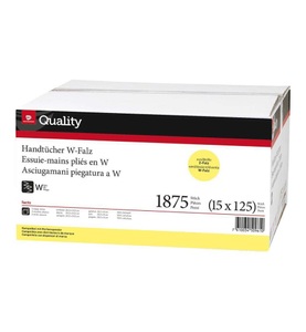 QUALITY, QUALITY Falthandtuch 2lg. 20,2x31,5cm 992830 weiss, W-Falz 15x125 Blat, QUALITY Falthandtuch 2lg. 20,2x31,5cm 992830 weiss, W-Falz 15x125 Blatt