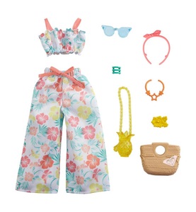 Mattel, Mattel - Barbie Fashions Komplettes Outfit Roxy (Tropical 2-Piece), 