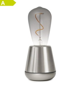 Humble, Humble - Tischlampe - Silber, Humble Light one silber, 19.5x8.5 cm