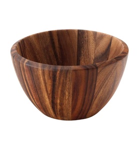 Continenta, Continenta - Salatschüssel 25 x 14.5 cm - Braun, Akazie Schüssel 25 cm