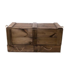 undefined, Holzkiste »Vintage Dunkelbraun, 85 x 42 cm«, Herkunftsland Ukraine, Holzart Kiefer, Holz Zollhaus Holzkiste »Vintage Dunkelbraun, 85 x 42 cm«, Herkunftsland Ukraine, Holzart Kiefer