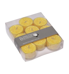 Herzog Kerzen AG, Herzog Kerzen AG Herzog Kerzen AG Teelichter, Herzog Kerzen AG Teelichter Kristallo Ø 4 cm 9 Stück, Gelb