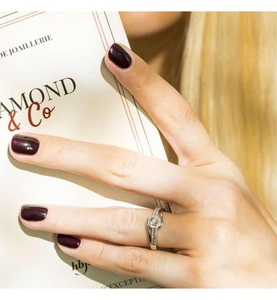 Accessory, Accessory - Ring Élue De Ton Coeur - Silber, Artisan Joaillier Ring «Elue de ton coeur», Weissgold/Diamanten
