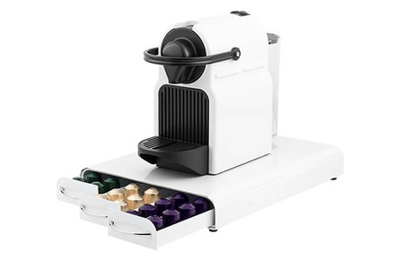 KITCHENCOOK, Kaffeekapsel-Halter KITCHENCOOK, Kapselschublade Nespresso Kitchencook, weiss
