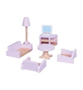 Spielba, Spielba Puppenhaus, Spielba Holzspielwaren - Rollenspiele Wohnzimmer