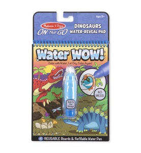 Melissa & Doug, Melissa & Doug Malblock WATER WOW - DINOSAURS mit Stift, 