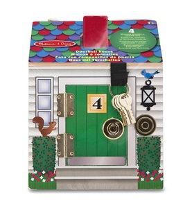 Melissa & Doug, Melissa & Doug Motorik-Spielzeug TÜRKLINGEL mit Figuren, 