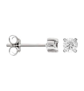 Le Diamantaire, Ohrstecker - Weissgold 091g - Diamanten 025 Karat - Ø: 05 cm, 