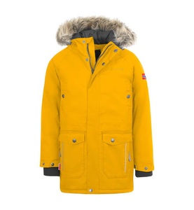 TROLLKIDS, TROLLKIDS Nordkapp Jacke Kinder gelb 2021 128 Regenjacken, 