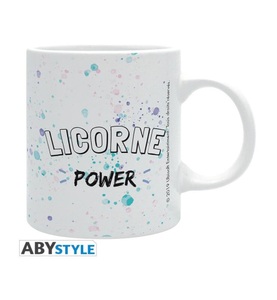 AbyStyle, ABYstyle - Becher - Hase - Einhorn - Subli - 12 cm - 320 ml, Abystyle - Becher Subli Raving Rabbids Licorne power, 32 cl, Weiss