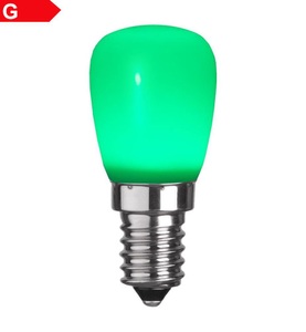 Star Trading, Star Trading Star Trading Lampe Outdoor, LED-Lampe E14 ST26 aus Kunststoff, grün