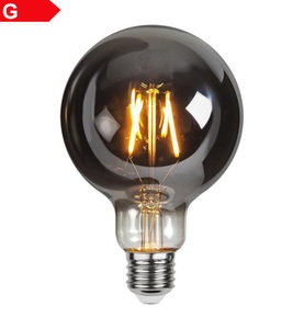 Best Season, LED-Globelampe E27 1,8W Plain Smoke 2.100K Ø 95mm, LED-Globelampe E27 1,8W Plain Smoke 2.100K Ø 95mm