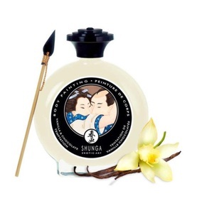 Shunga Erotic Art, Shunga Erotic Art - Körperfarbe Vanilla & Chocolate - 100 ml, Shunga Bodypainting Vanilla & Chocolate 100ml