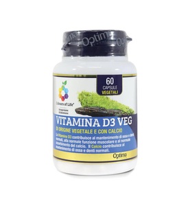Optima Naturals, Optima Naturals Vitamin D3 vegan - 60 Kapseln, Optima Naturals Vitamin D3 vegan - 60 Kapseln