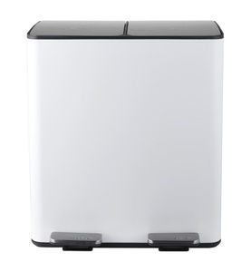 undefined, Spirella - Abfalleimer mit Trennsystem Aliya Matt, 2 x 20L - Weiss, Spirella Aliya Abfallbehälter 2x20l Weiss