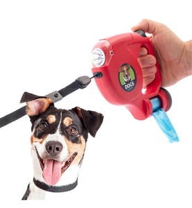 Koop, Hundeleine mit Kotbeutelhalter und Taschenlampe, Dogs collection Outdoor - Auszug-Hundeleine, One Size