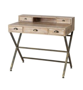 Boltze, BOLTZE Beistelltisch »Nestra Eisen/Holz, Natur«, 