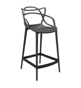 KARTELL, Kartell-Masters Hocker 65cm, Schwarz, Hochstuhl Masters plastikmaterial schwarz / H 65 cm - Kartell schwarz en plastikmaterial