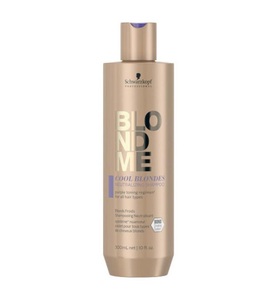 undefined, Schwarzkopf BlondMe Cool Blondes Neutralizing Shampoo 300ml, Schwarzkopf Professional Blondme Cool Blondes Neutralizing Shampoo - 300ml