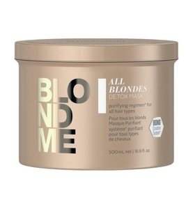 undefined, Schwarzkopf BlondMe All Blondes Detox Mask 500ml, Schwarzkopf Professional Blondme All Blondes Detox Mask - 500ml