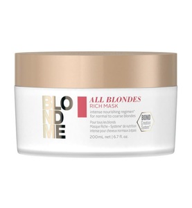 undefined, Schwarzkopf BlondMe All Blondes Rich Mask 200ml, Schwarzkopf Professional Blondme All Blondes Rich Mask - 200ml