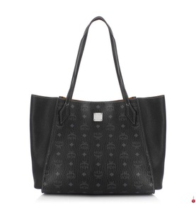 MCM, Mcm - Leder-Schultertasche - Schwarz, 