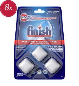 Finish Calgonit, Finish Maschinenpfleger Tabs 3 Stück, FINISH Maschinenpfleger 3208149 3 Tabs