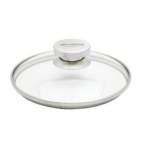 Demeyere, 4x Glasdeckel mit Edelstahlring 18cm, Glasdeckel mit Edelstahlring 18cm