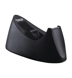 Tesa, Tesa - Tischabroller Curve, Tesa Tischabroller, Curve, 33m x 19mm, schwarz, inkl. 8 Rollen Tesafilm, 53918-00000