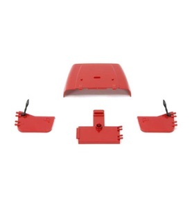 Bruder, Bruder - Motorhaube und Türen Jeep Wrangler rot, 