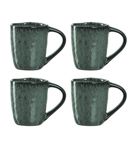 LEONARDO, Leonardo Espressotasse Matera 90 ml, 4, Espressotasse Matera keramik grün / Steingut - 90 ml - Leonardo grün en keramik