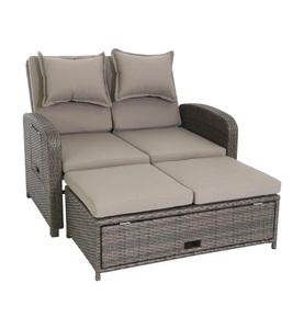Testrut, Testrut - Gartensofa 3in1 Bahia Rondo - Grau, Greemotion Loungesofa 3-in-1 Rondo, Braun, 2 Sitzplätze