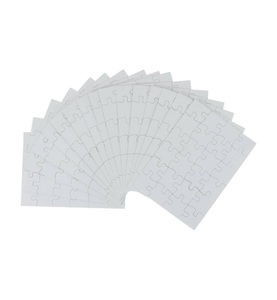 Accessory, Accessory - Puzzle, 16 Stück weiß (DIN A5), Puzzle, beidseitig weiss