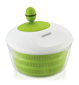 Leifheit, Leifheit 23069 0 Salatschleuder Green - Salatschleuder (Weiss, grün), 