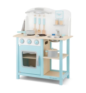New Classic Toys, New Classic Toys Kinderküche BON APPETIT mit Zubehör in blau, 