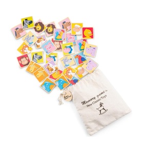 New Classic Toys, New Classic Toys - Memory Spiel - Tiere, Memospiel TIERE 32-teilig aus Holz