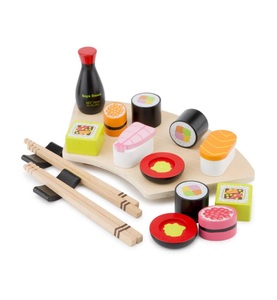 New Classic Toys, New Classic Toys Holz-Lebensmittel SUSHI-SET 19-teilig in bunt, 