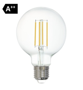 EGLO CONNECT, EGLO connect E27 6W Globelampe G80 klar 2.700K, 