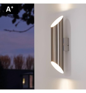 Eglo, LED-Außenwandleuchte Agolada, edelstahl, LED-Außenwandleuchte Agolada, edelstahl