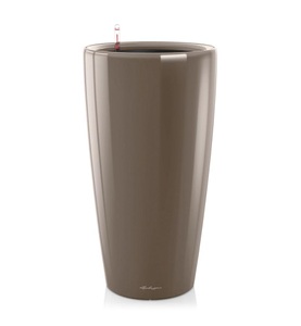 Lechuza, Lechuza - Blumenkasten mit Integriertem Bewässerungssystem Rondo Premium 40 - Taupe, 