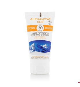 Alphanova, Alphanova - Sonnencreme SPF30+ - 50 ml, Alphanova Zertifizierte BIO Sonnencreme Hypoallergenial Gesichtsfrisch SPF 30