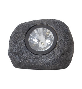 Star Trading - Solarleuchte ROCKY - grau - 10/11/8 cm