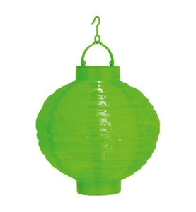 Best Season, LED-Solar-Lampion Jerrit 20 cm, grün, Star Trading - Solarleuchte FESTIVAL - grün - Kunststoff - 20/20/22 cm