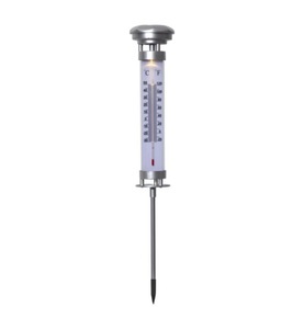 Best Season, LED-Solarleuchte Celsius, Außenthermometer, LED-Solarleuchte Celsius, Außenthermometer