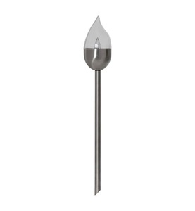 Star Trading - Solarleuchte OLYMPUS - silber - 6/6/40 cm