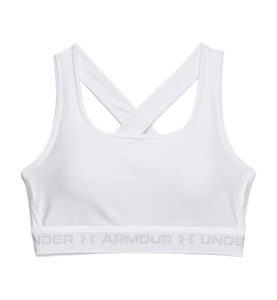 UNDER ARMOUR, Under Armour Crossback Mid Sport-BH Damen - Weiß, Grau, Armour® Mid Crossback Sports Bra