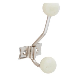 Tranquillo, Tranquillo - Wandhaken 2-fach, Retro, Weiss, Tranquillo Wandhaken 2-fach, Retro, Weiss