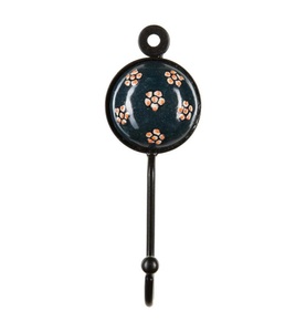Tranquillo, Tranquillo - Wandhaken handbemalt Schwarz, Tranquillo Wandhaken handbemalt Schwarz