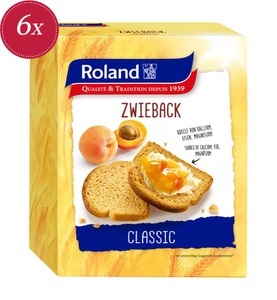 Roland Snacks, Roland Snacks Roland Snacks Snack Zwieback, Roland Snacks Zwieback Classic 165 g